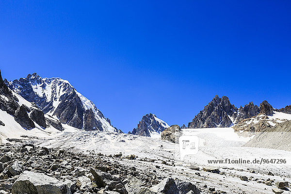Glacier du Saleina  Mont-Blanc-Massiv  Alpen  Wallis  Schweiz  Europa
