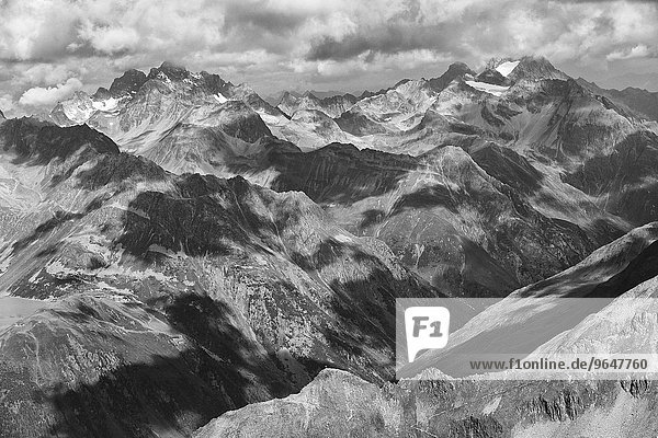 Die Ötztaler Alpen  Tirol  Österreich  Europa