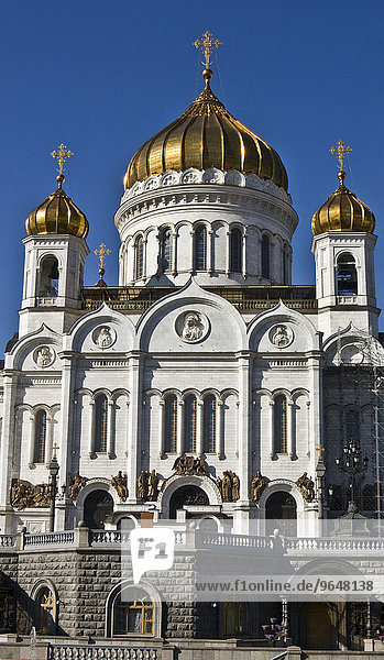 Christ-Erlöser-Kathedrale  Moskau  Russland  Europa