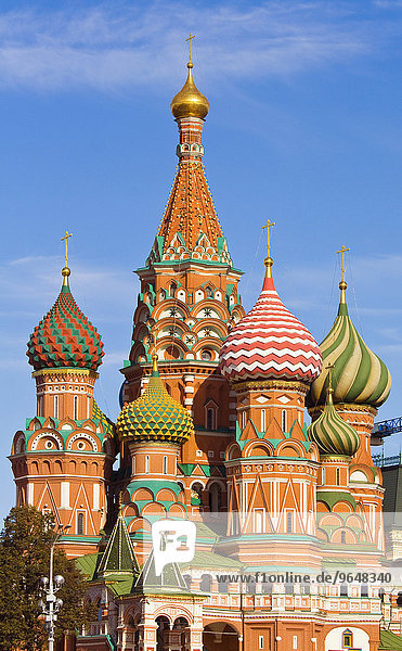 Basilius-Kathedrale  Moskau  Russland  Europa
