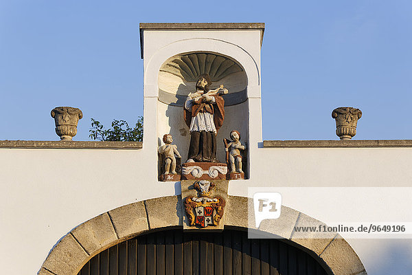 Portal zur Storchenmühle  Oslip  Nordburgenland  Burgenland  Österreich  Europa