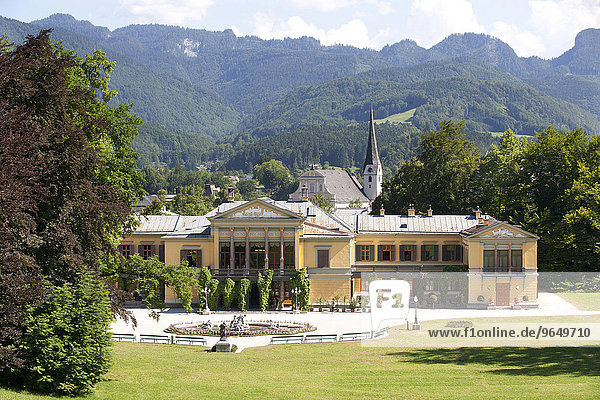 Kaiservilla im Kaiserpark  Bad Ischl  Salzkammergut  Oberösterreich  Österreich  Europa