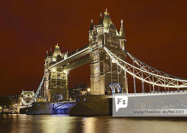 Tower Bridge  London  England  Großbritannien  Europa