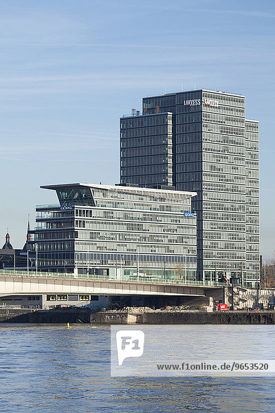 Ehemaliges Lufthansa-Hochhaus Lanxess Tower  Köln  Nordrhein-Westfalen  Deutschland  Europa
