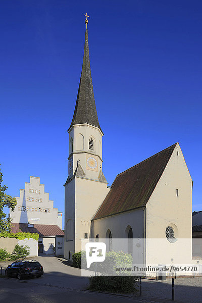 St. Ägidius Kapelle  Wasserburg am Inn  Oberbayern  Bayern  Deutschland  Europa