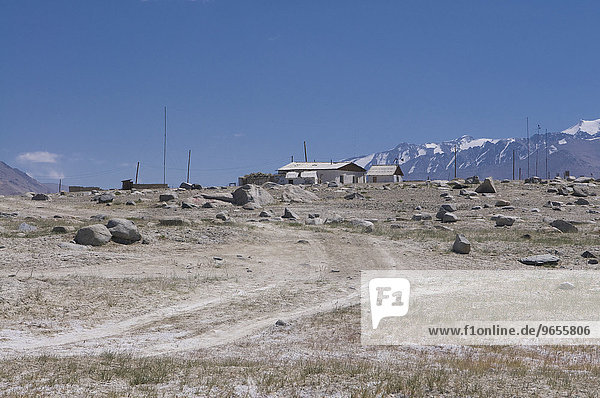 Dorf  Karakul  Pamirgebirge  Tadschikistan  Zentralasien  Asien