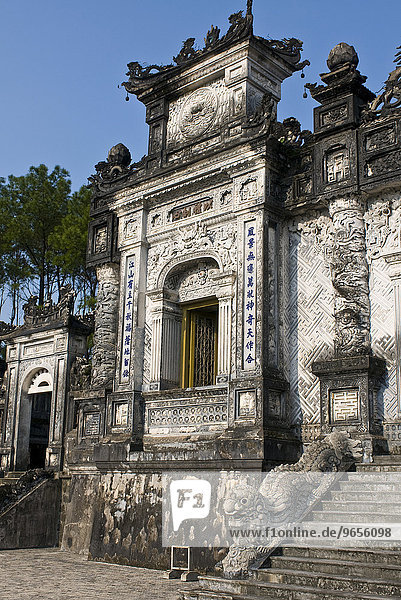 Grabstätte des Kaisers Khai Dinh  Hue  Vietnam  Asien