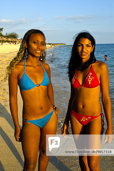 Cuban beach beauties  Trinidad  Cuba  Caribbean  North America