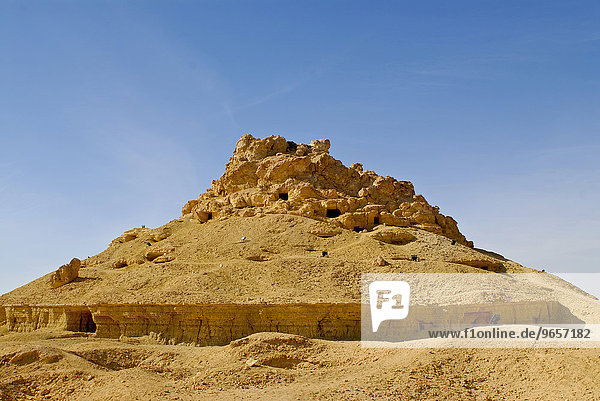 Berg der Toten  Oase Siwa  Ägypten  Afrika