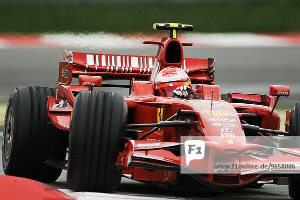 Michael SCHUMACHER  test run  Ferrari F2008  Formula 1 testing at the Circuit de Catalunya racetrack near Barcelona  Spain  Europe