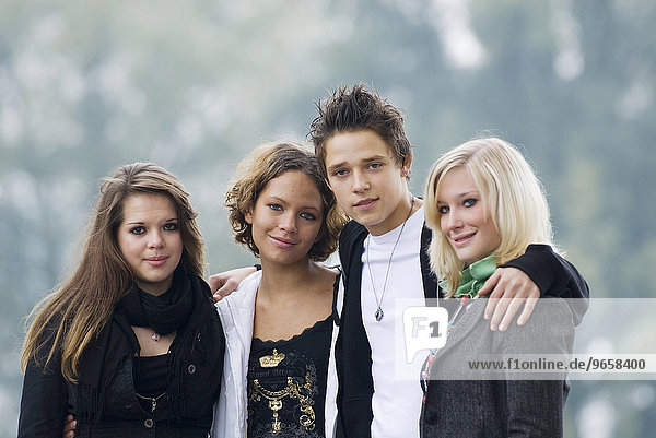 A 16-year-old boy and three 16-year-old girls