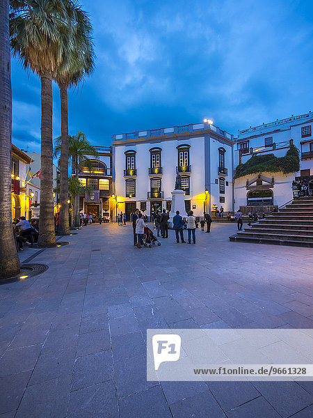 Plaza de España  Santa Cruz de La Palma  Canary Islands  Spain  Europe