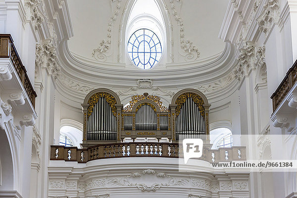 Interior of the Collegiate Church  Salzburg  Salzburg State  Austria  Europe