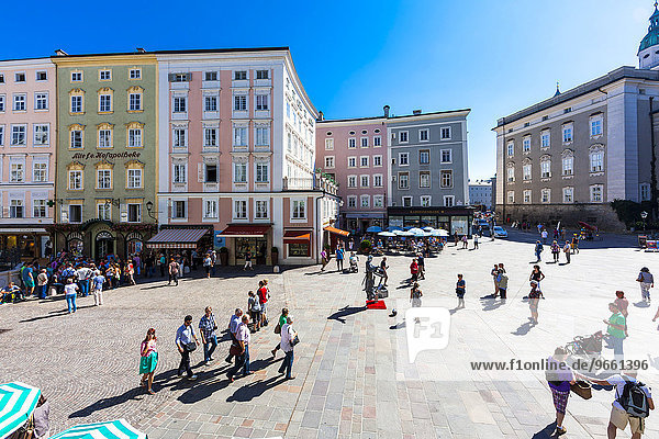 Alter Markt square  historic centre  Salzburg  Salzburg State  Austria  Europe