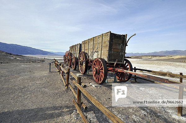 Reste der Harmony Borax Works  Death Valley  Nevada  USA  Nordamerika