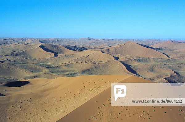 Ansicht Namibia Düne Luftbild Fernsehantenne Afrika