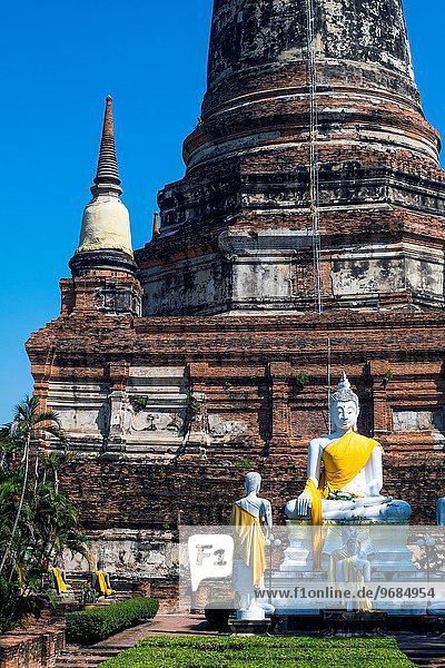 Ayuthaya Asien Buddhastatue Erbe alt Thailand