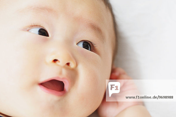 Neugeborenes neugeboren Neugeborene Portrait japanisch