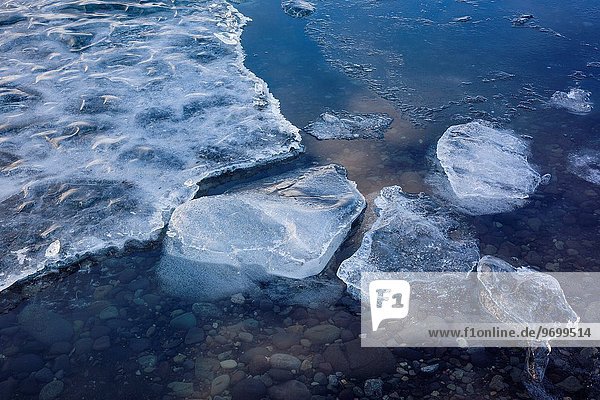 Nationalpark fließen Eis Vatnajökull Island Lagune