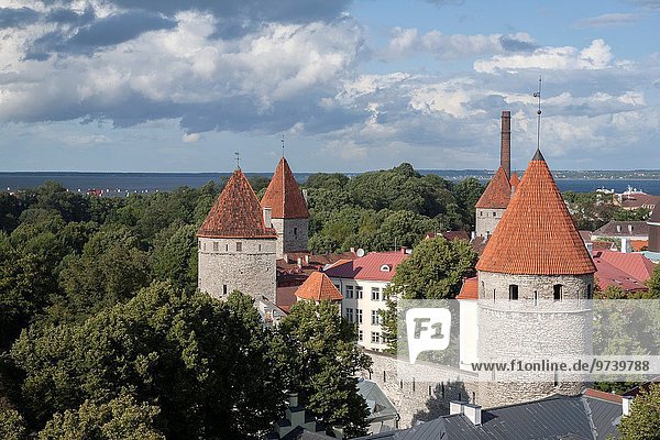 Tallinn Hauptstadt Stadtmauer Estland