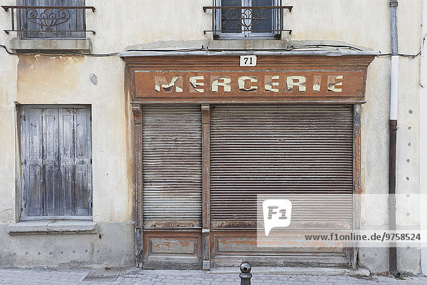 Frankreich  Carcassonne  alte Hausfassade