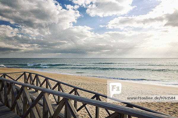 Portugal  Algarve  Ria Formosa  Promenade zum Strand