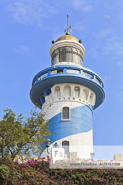 Südamerika  Ecuador  Provinz Guayas  Guayaquil  Cerro Santa Ana  Leuchtturm