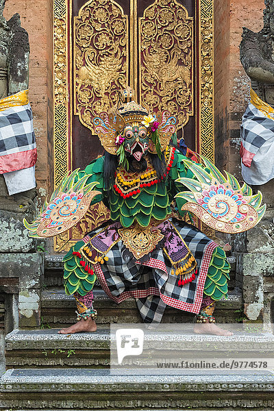 Balinese Kecak dancer  Ubud  Bali  Indonesia  Southeast Asia  Asia