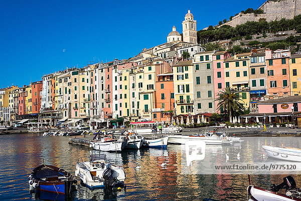 Porto Venere  Cinque Terre  UNESCO World Heritage Site  Liguria  Italy  Europe