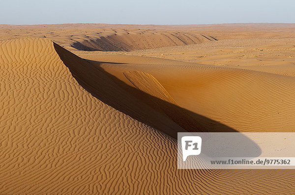 Wahiba Sands desert  Oman  Middle East