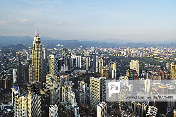 Kuala Lumpur Hauptstadt Skyline Skylines Südostasien Asien Malaysia