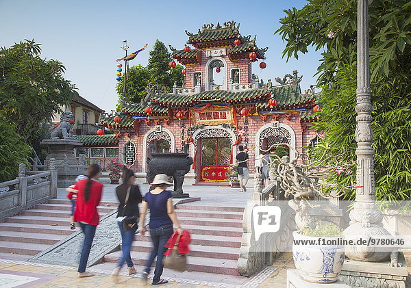 Halle Tourist zusammenbauen Südostasien UNESCO-Welterbe Vietnam Asien Hoi An