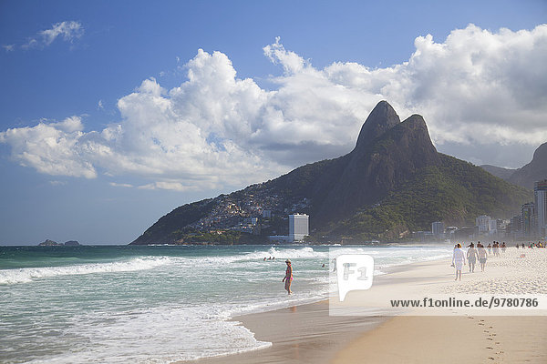 Ipanema beach  Rio de Janeiro  Brazil  South America