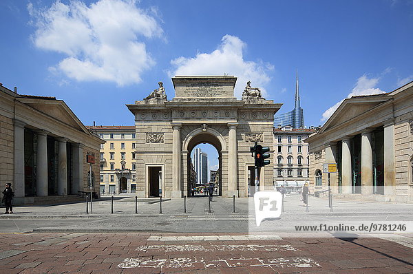 Porta Garibaldi  Milan  Lombardy  Italy  Europe