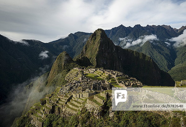 Ruinenstadt Machu Picchu UNESCO-Welterbe Peru Südamerika
