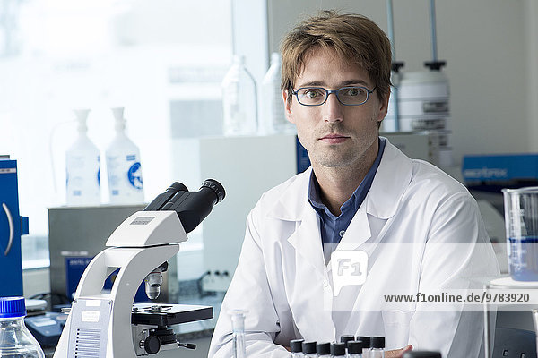 Scientist in laboratory  portrait