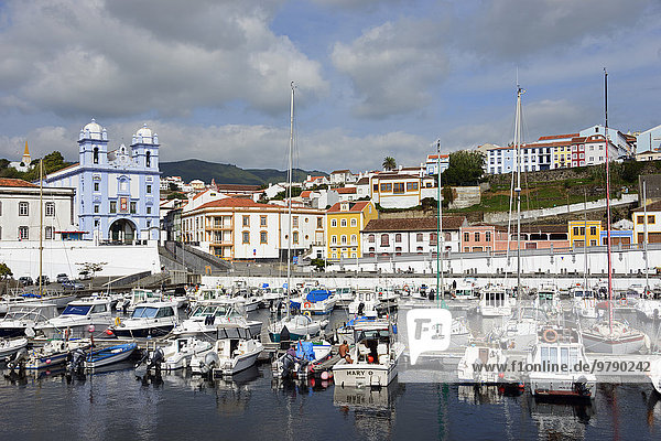 Hafen  Angra do Heroismo  Terceira  Azoren  Portugal  Europa