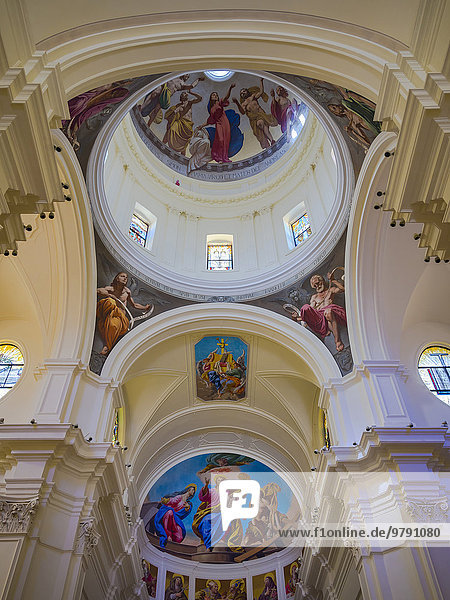 Kuppel der Barockkirche  Kathedrale von San Nicolo  Noto  Val di Noto  UNESCO-Welterbe  Provinz Syrakus  Sizilien  Italien  Europa