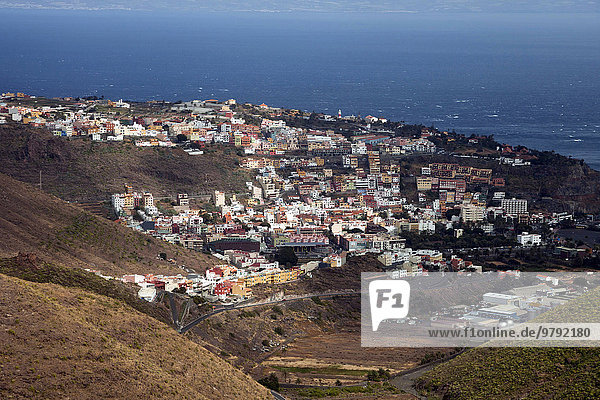Stadtansicht  San Sebastian de La Gomera  La Gomera  Kanarische Inseln  Spanien  Europa