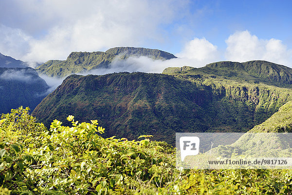 USA  Hawaii  Maui  West Maui Mountains vom Waihee Ridge Trail aus gesehen