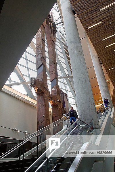National 9 11 Memorial Museum Interior With Steel Girders