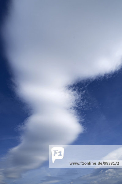 Cumulonimbus capillatus Wolken am blauen Himmel