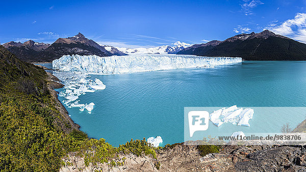 Perito Moreno Gletscher  Lago Argentino  Nationalpark Los Glaciares  Patagonien  Argentinien  Südamerika