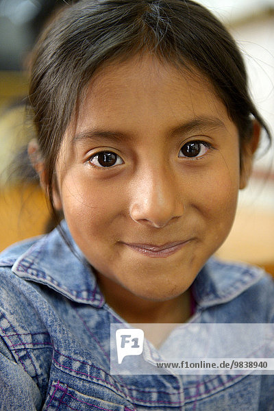 Girl  portrait  Cochabamba  Bolivia  South America