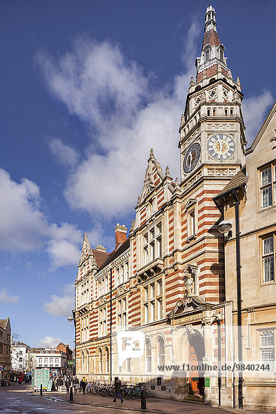 Gebäude der Lloyds Bank  ursprünglich Fosters' Bank  Sidney Street  Cambridge  Cambridgeshire  England  Großbritannien  Europa