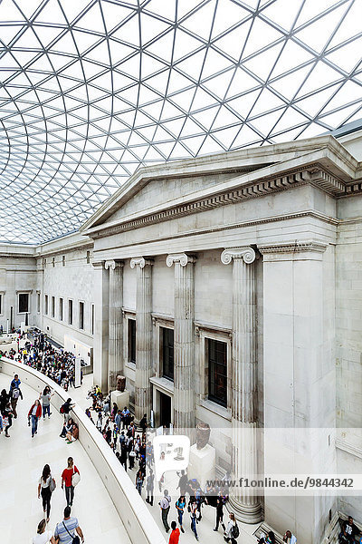 Great Court  Innenhof  British Museum  London  England  Großbritannien  Europa