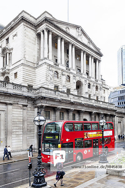 Bank of England in der Threadneedle Street  London  England  Großbritannien  Europa