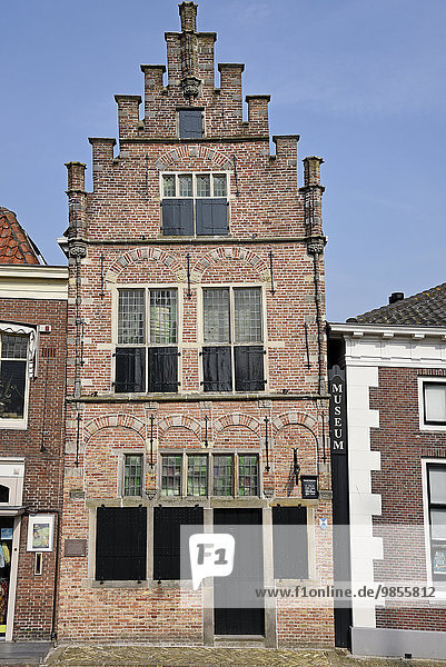 Edams Museum  historisches Giebelhaus  Edam  Nordholland  Niederlande  Europa
