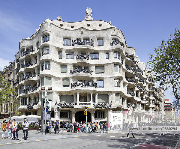 Casa Mila  La Pedrera von Gaudi  Barcelona  ??Katalonien  Spanien  Europa
