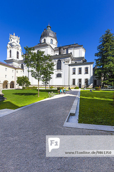 Furtwängler Park  Collegiate Church and Cathedral  St. Peter district  city of Salzburg  Salzburg State  Austria  Europe